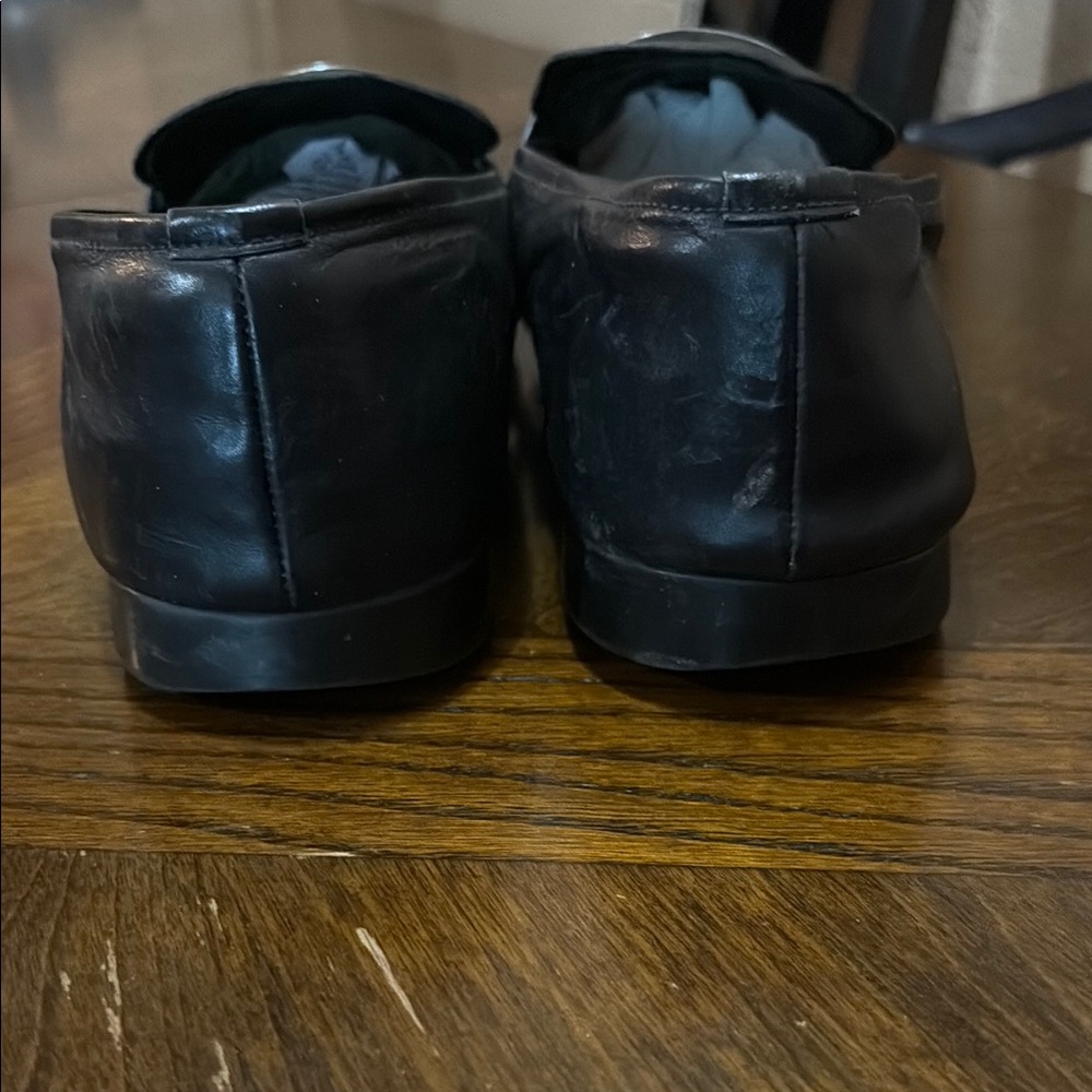 Prada Black Leather Loafers - Picture 5 of 13